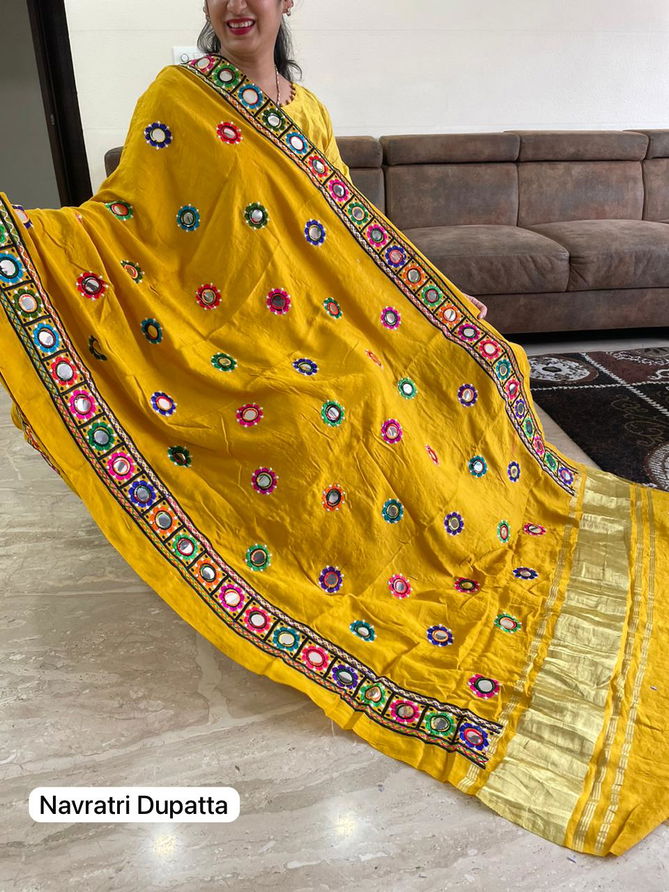 Designer Silk Navratri Dupatta 2024 Wholesale Price In Surat